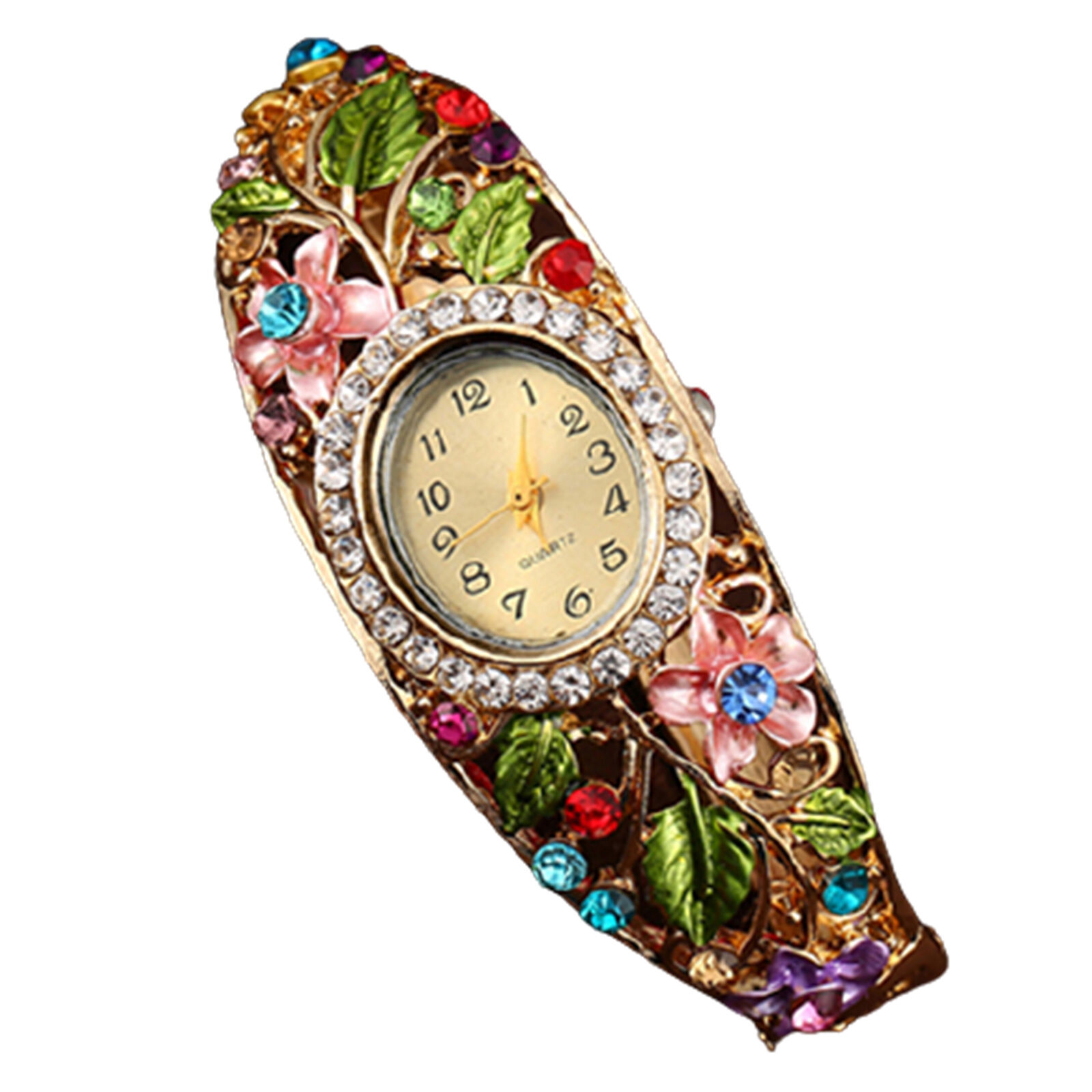 Bracelet Wrist Watch Vintage Hard Strap Ladies Bangle Dress Watch Alloy Unbranded - фотография #9