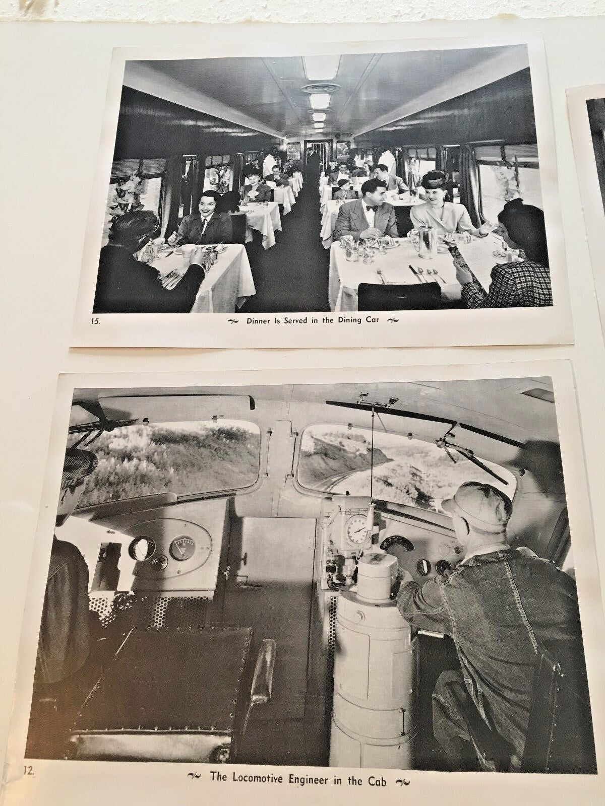 Vintage Black & White Locomotive Prints Set of 14 prints Без бренда - фотография #8