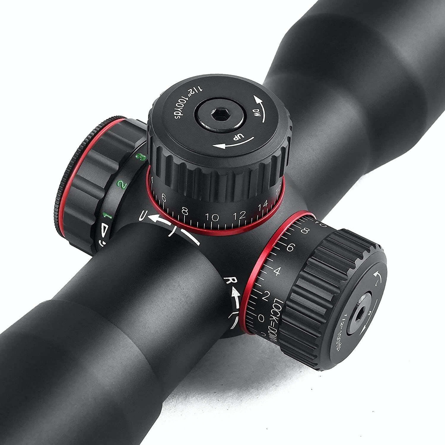 Sniper 1X35 Red Green Dot Sight Scope Style 30mm Picatinny Mount + Flip Up Caps Sniper LTRD35 - фотография #5