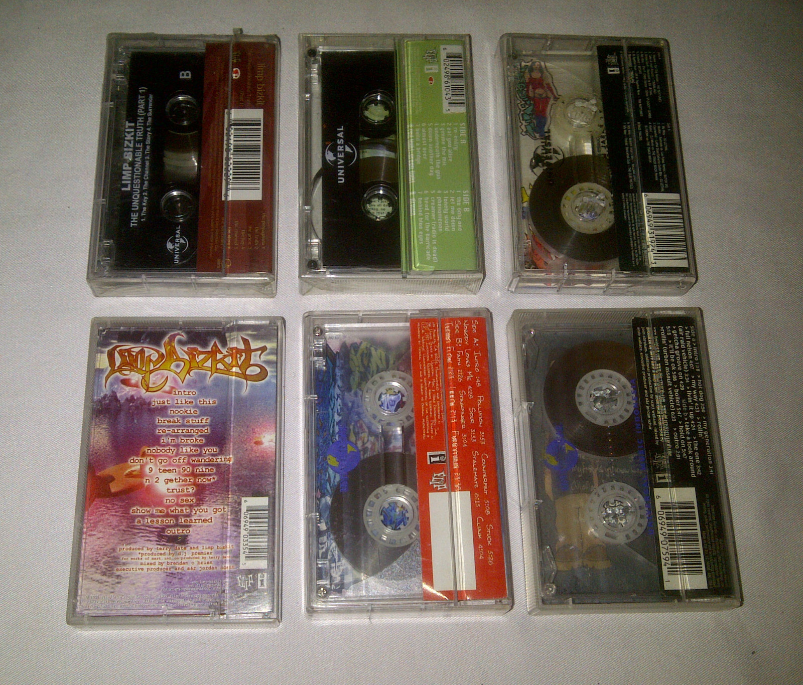 Limp Bizkit - Lot 6x indonesia tapes  - slipknot linkin park deftones ratm korn Без бренда - фотография #2