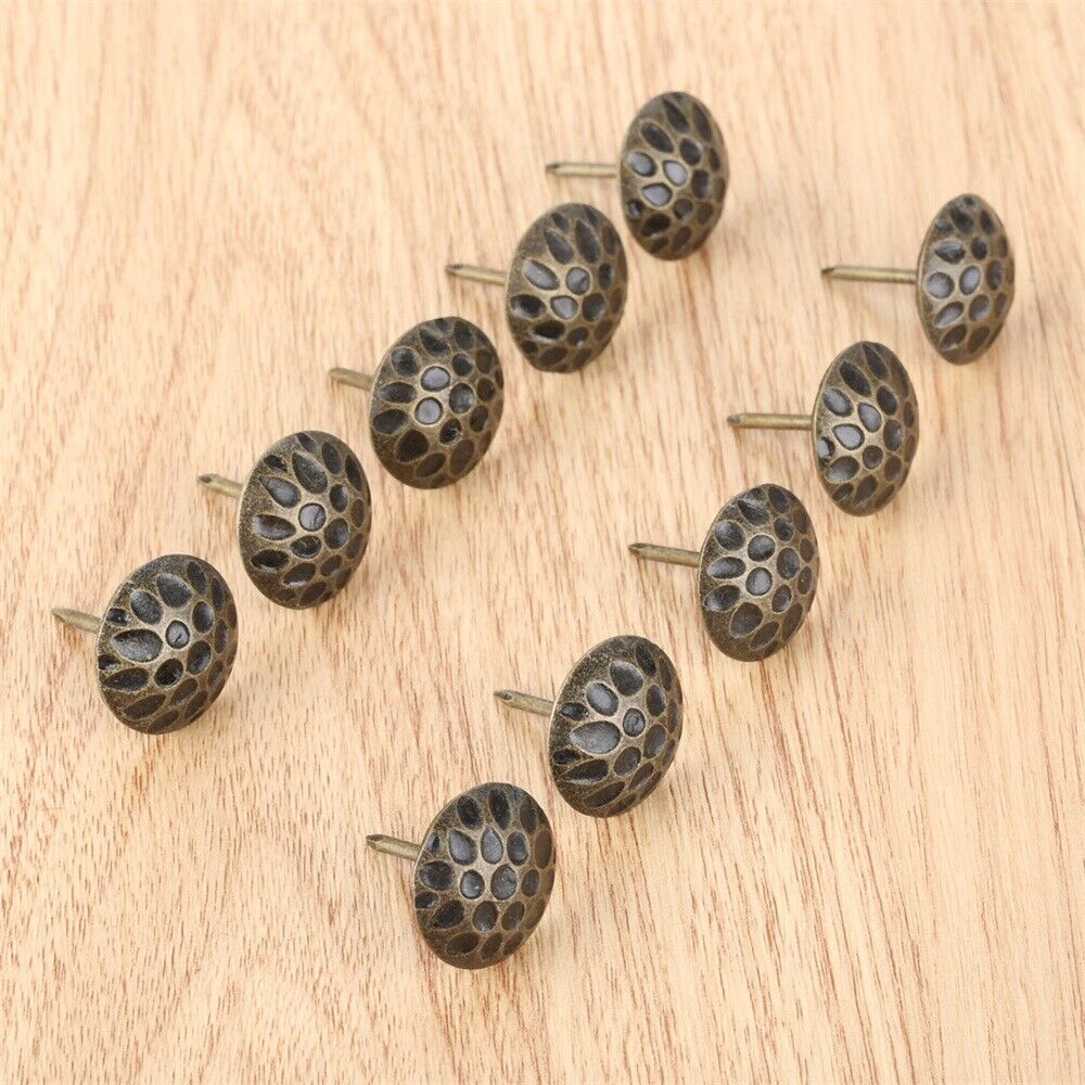 19*20mm Upholstery Nails Retro Jewelry Box Sofa Craft Furniture Tack Stud 10pcs Unbranded Does Not Apply - фотография #4