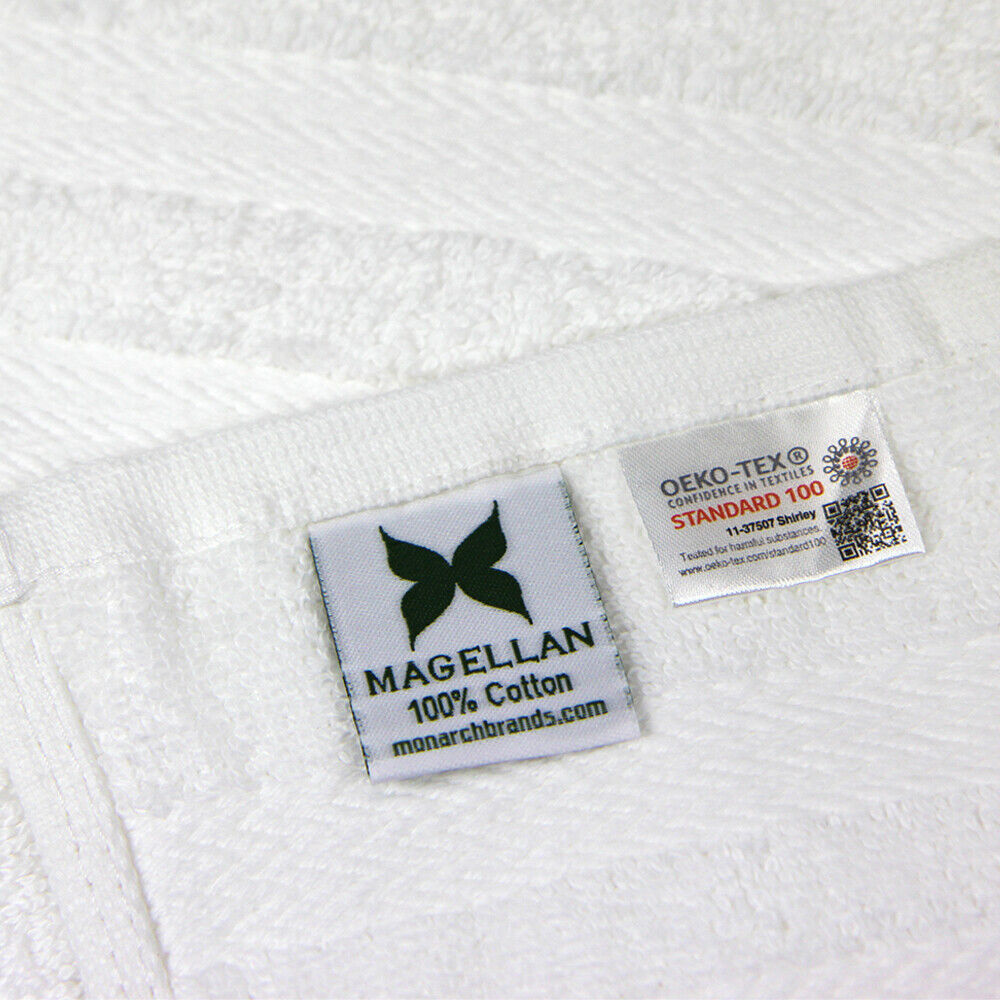 12 Pack of Magellan Soft Hand Towels - 16 x 30 Ring-Spun Cotton Bathroom Towel Arkwright - фотография #3