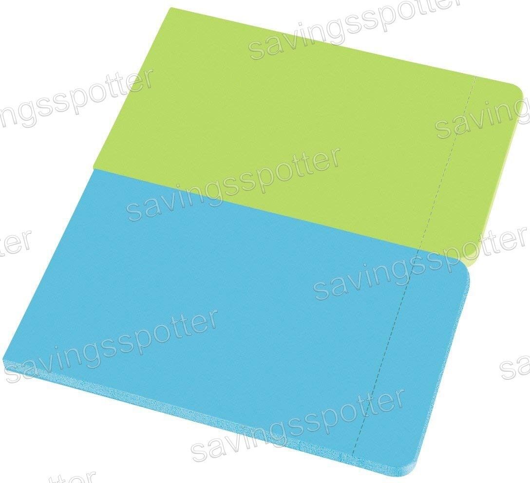 2 Packs Avery 22017 Removable Label Pad 2" x 3" Lime Green Blue 80/Pack Avery Dennison AVE22017, 22017 - фотография #3