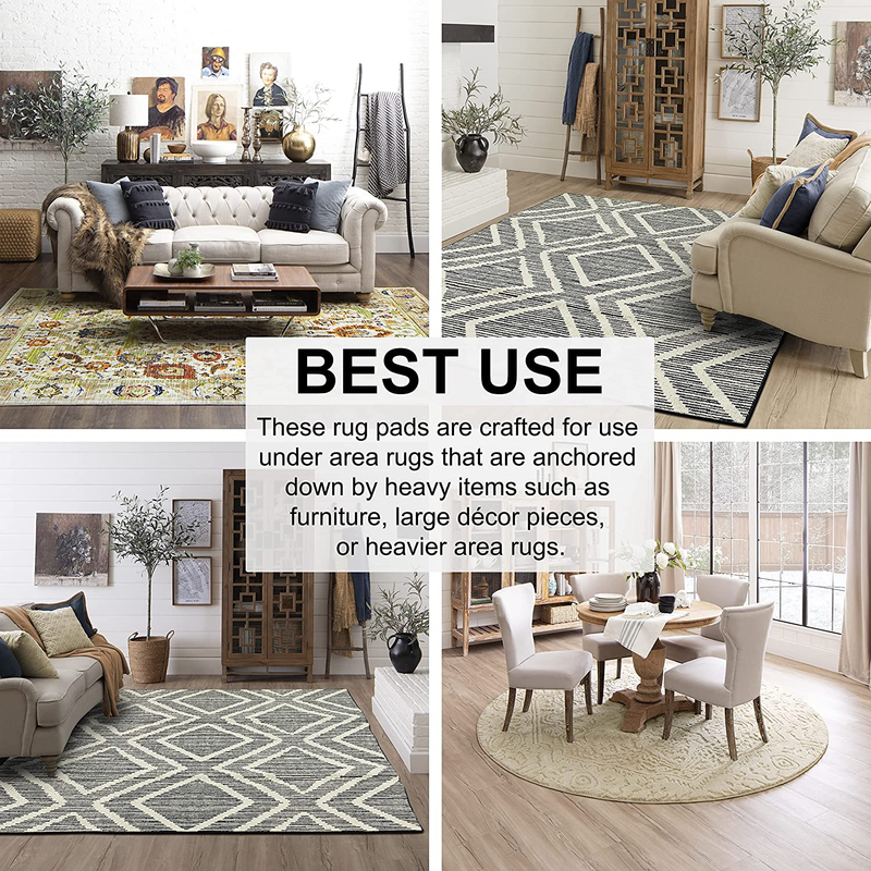 5' X 7' 1/4 Rug Pad 100% Felt Protective Cushion, Premium Comfort Underfoot – Sa Does not apply - фотография #5