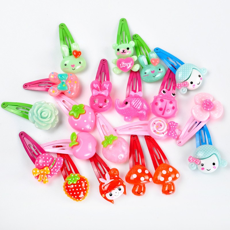 Lots 20X Mixed Styles Cute Cartoon Baby Kids Girls Hairpin Hair Clips Jewelry Unbranded - фотография #3