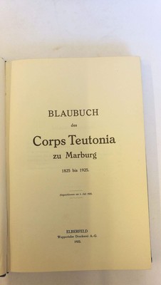 Verband Marbuger Teutonen (Hrsg.) Blaubuch des Corps Teutonia zu Marburg 1825.. Без бренда - фотография #2