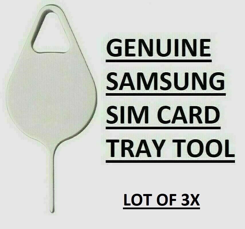 Genuine Samsung Galaxy S8 S9 S10 Plus SIM Card Tray Eject Pin Door Opening Tool Universal Does not Apply