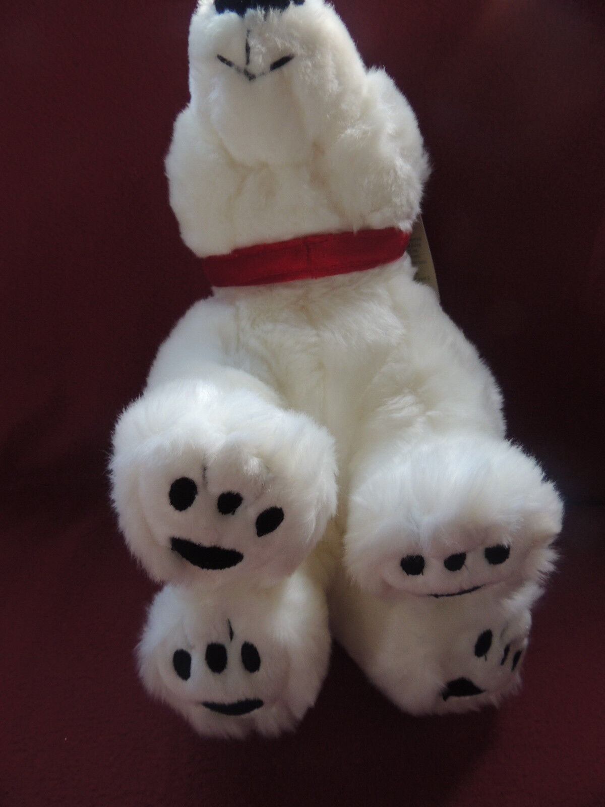 NEW Princess Soft Toys Marshmallow Borders Polar Bear 14" Plush Stuffed Animal Princess Soft Toys - фотография #4