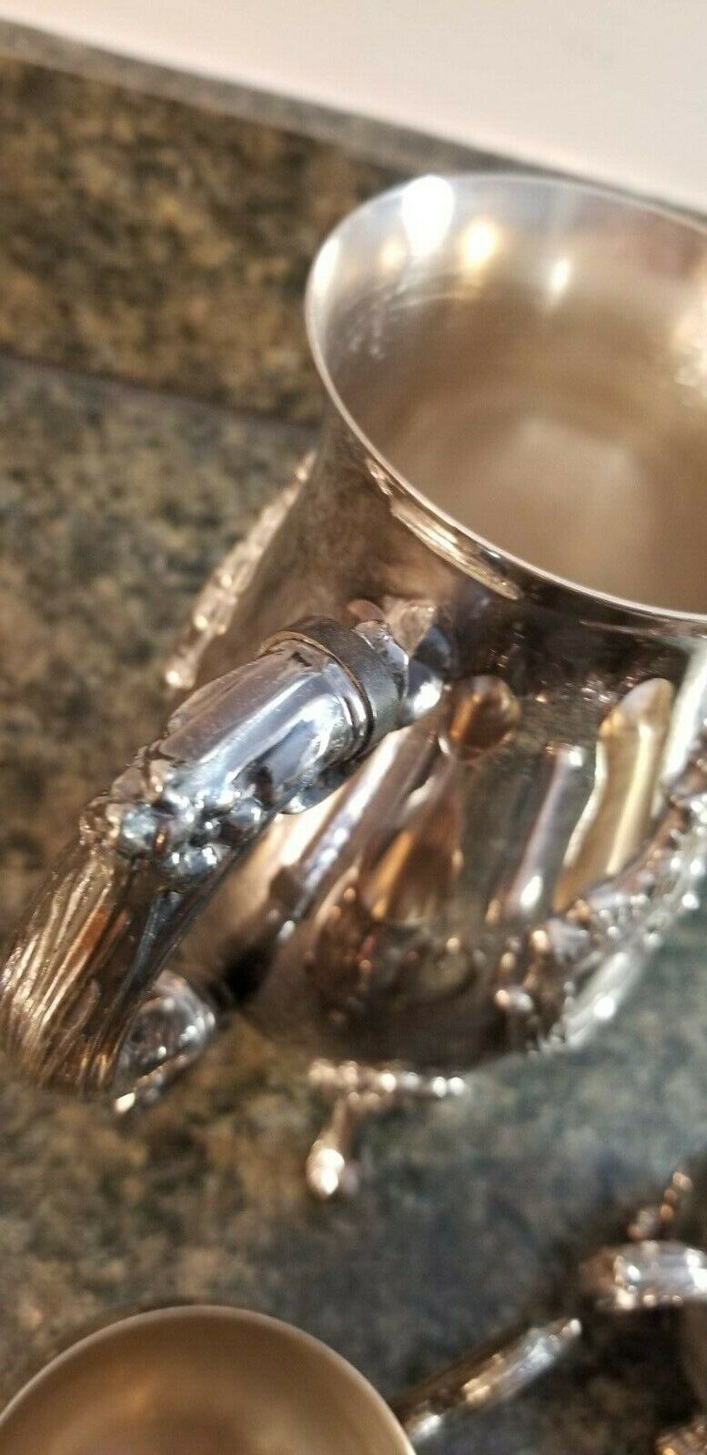 Leonard Silverplate Tea Set / Teapot, Creamer, & Sugar Bowl (Lot 122) LEONARD - фотография #5