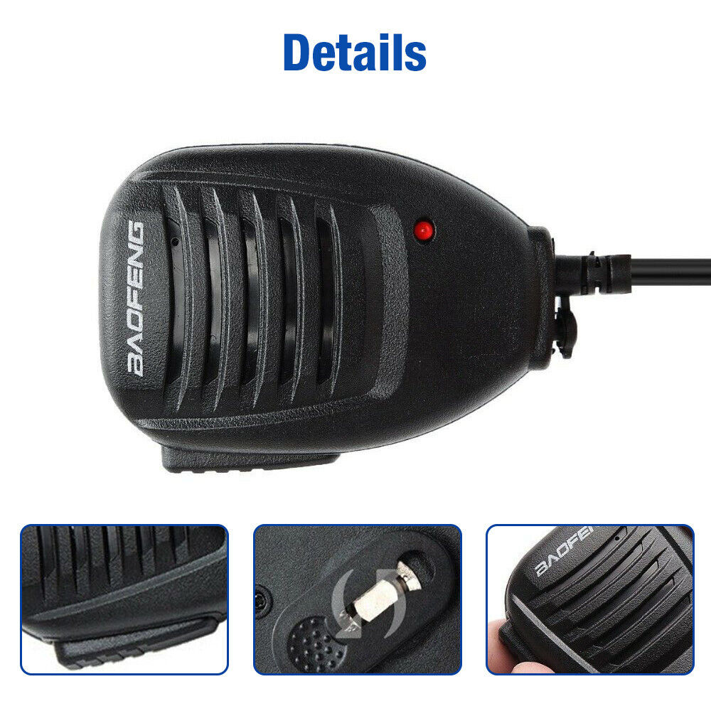 Hand Speaker Microphone PTT For Baofeng UV-82L UV-5R Two Way Radio Walkie Talkie Baofeng - фотография #9