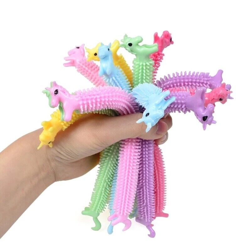 Sensory Monkey Unicorn Noodles Toys Fidget Stress Relief Anxiety Rope Stretchy  The HH Store - фотография #3