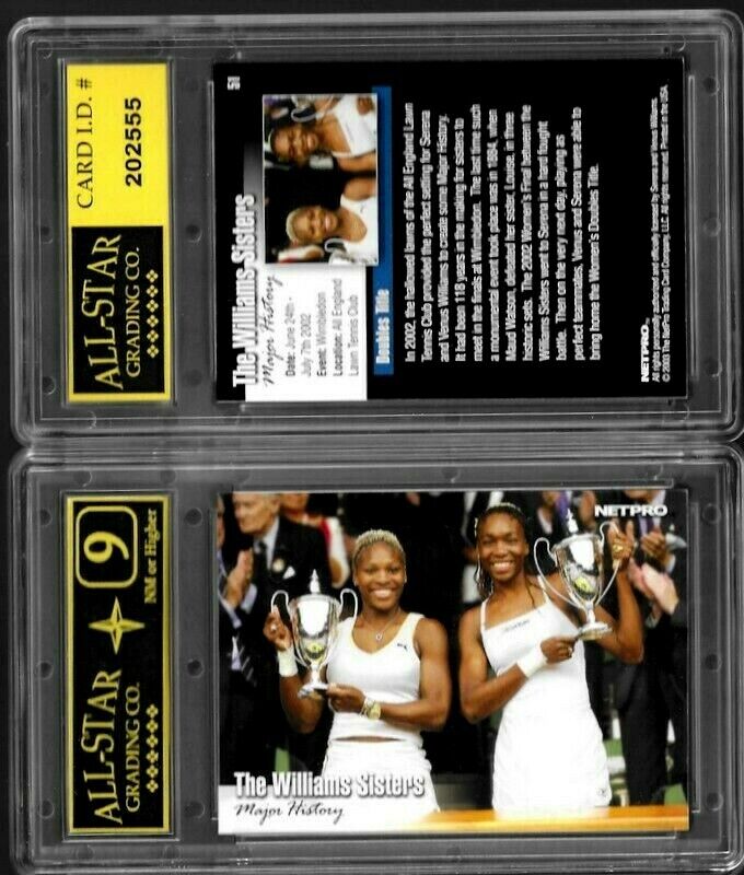 100x Serena Venus The Williams Sisters 2003 Net Pro Rookie Cards #51 ASG 9 NM Без бренда - фотография #3