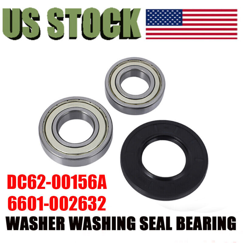 Washer Seal Bearing Kit For Samsung DC62-00156A 6601-002632 6601-002516 WF431ABP Alpha Rider Does Not Apply