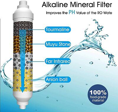 Alkaline Water Filter T33 Inline Post Carbon Filter for 5 / 6th Stage RO System Membrane Solutions® MS-T33-QC - фотография #6