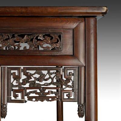 RARE ANTIQUE CHINESE CANOPY BED CARVED HARDWOOD FURNITURE CHINA 19TH C.  Без бренда - фотография #10