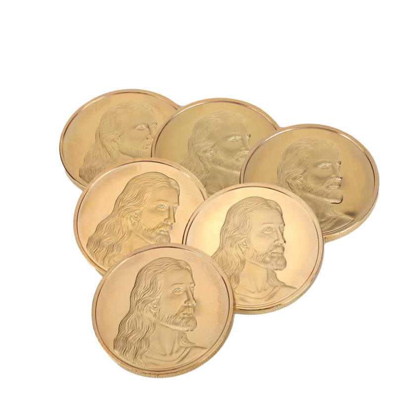 10Pcs Jesus The Last Supper Gold Plated  Coin Art Collection Coin Collectible Unbranded Dopes Not Apply