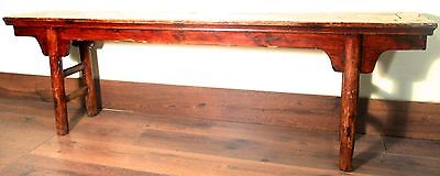  Antique Chinese Ming Bench (3273), Cypress Wood, Circa 1800-1849 Без бренда