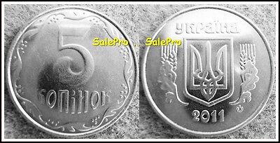 3x UKRAINE 2011 SHIELD 5 KOPIYOK UNC FRANCE 1963 20 CENTIMES REPUBLIQUE COIN LOT Без бренда - фотография #2