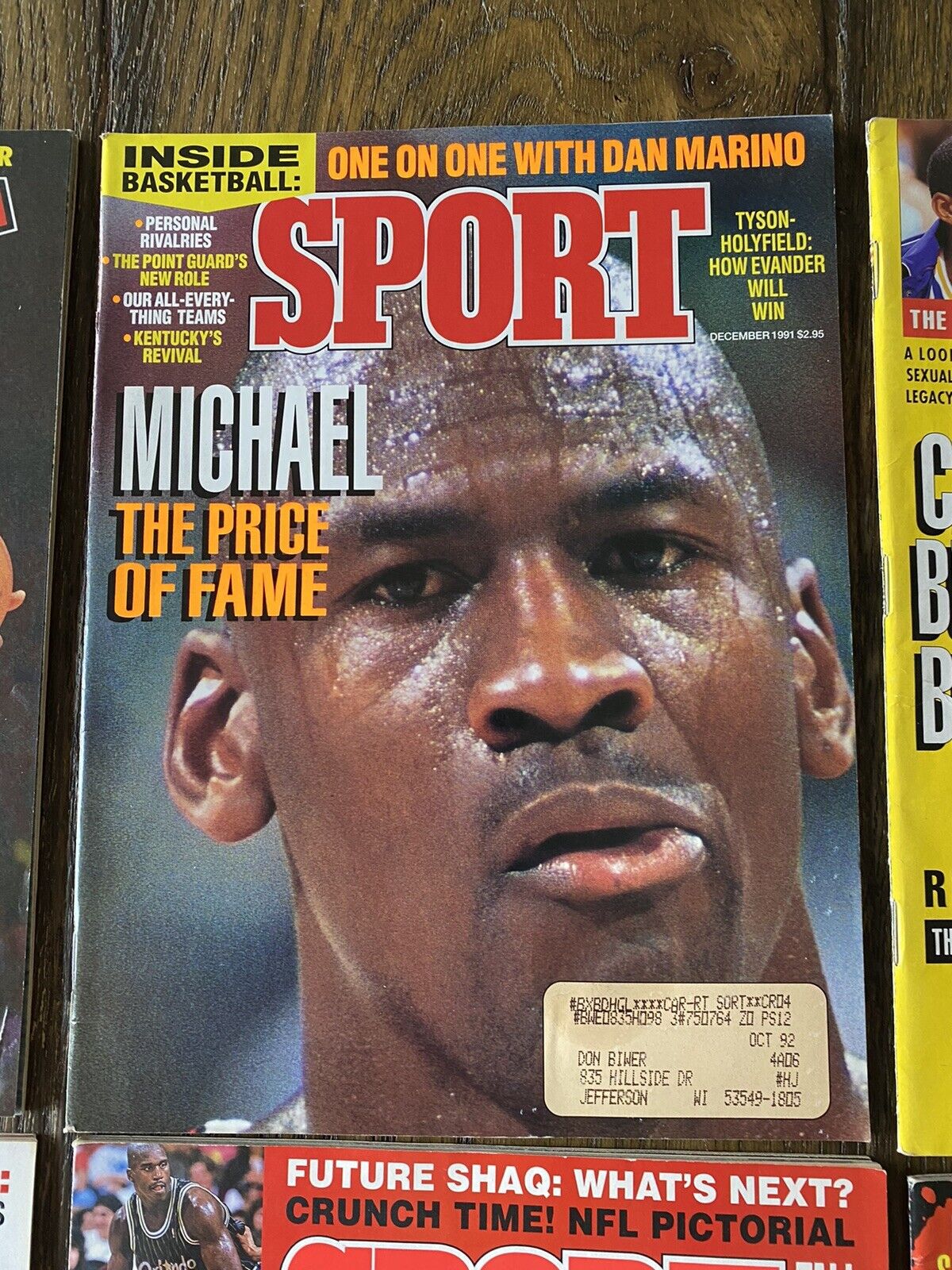 Michael Jordan Covers Sport Magazine Lot of 8 Chicago Bulls Nov 88 Jan 91 Nov 91 Без бренда - фотография #3
