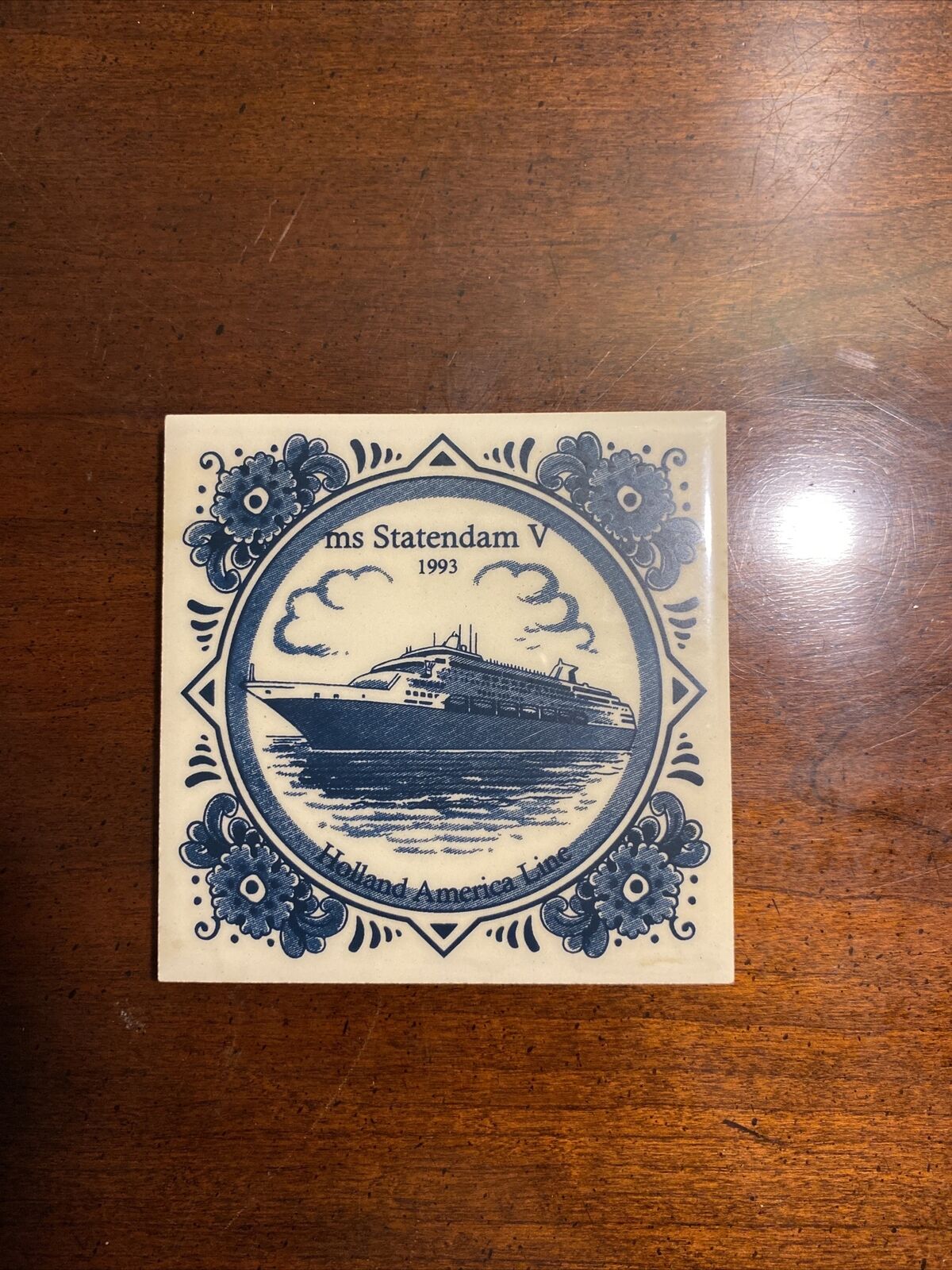 Holland America Line Tile MS Statendam V 1993  Без бренда