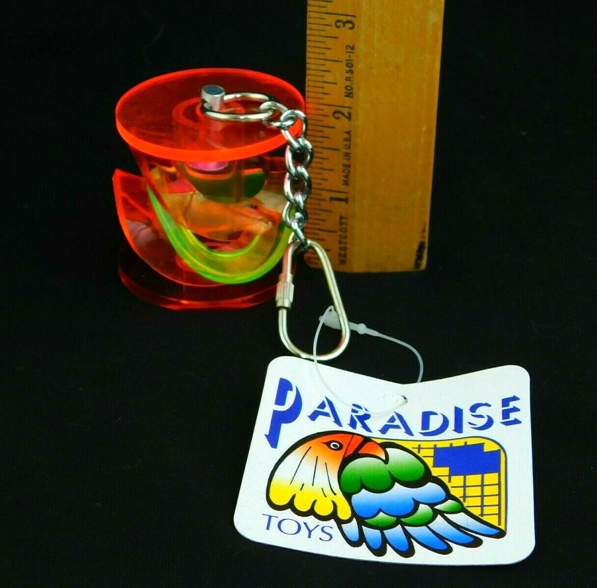 Lot 3 Paradise Toys Small Med Parrot Acrylic Activity Toy Rattle Caitec Caitec Does Not Apply - фотография #8