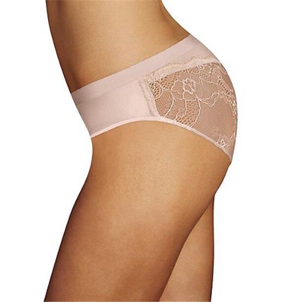 Lot of 3 Womens Maidenform Casual Comfort Seamless Hipster Panty Size XL/8 Gloss Maidenform Casual Comfort