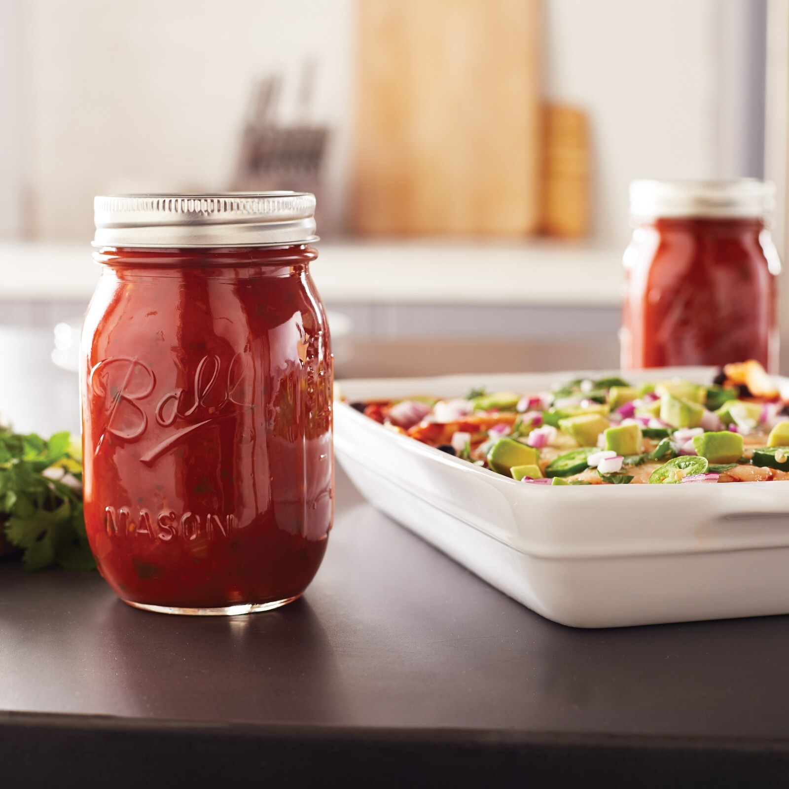 Regular Mouth 16oz Pint Mason Jars with Lids & Bands, 12 Count BALL 67000 - фотография #11