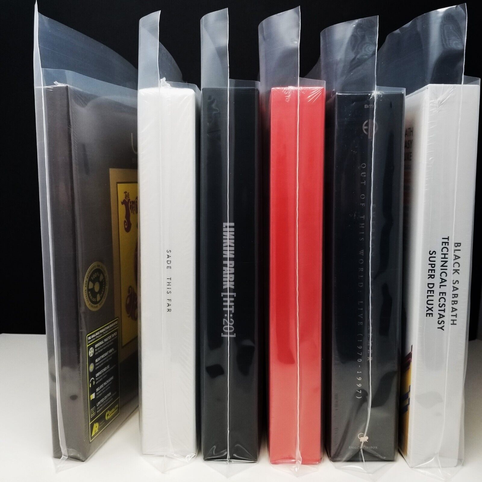 XL Box Set Sleeves (x5) 4mil + Flap LP Vinyl Record Album Boxset Outer Plastic Sleevie Wonder Does Not Apply