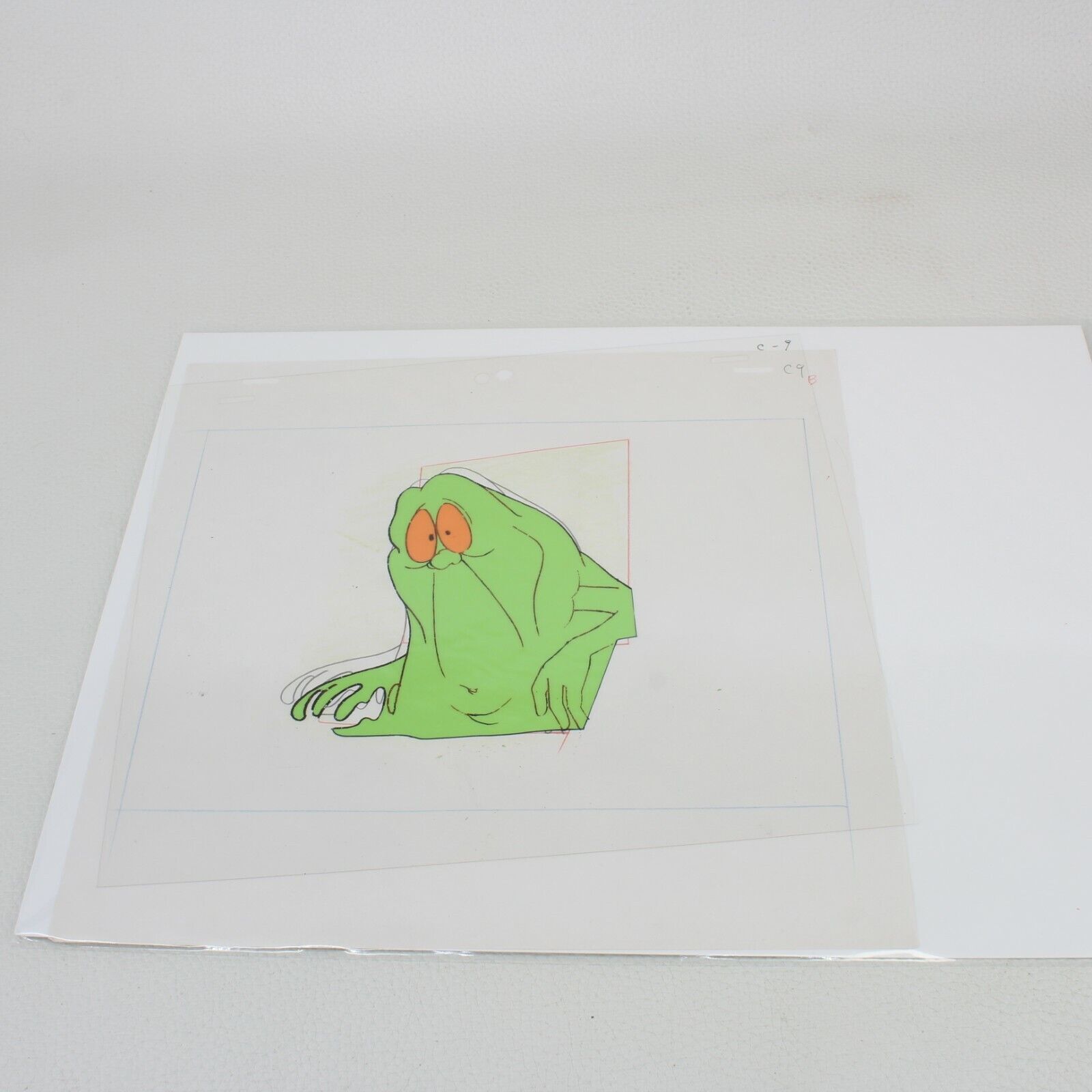 SLIMER FROM THE REAL GHOSTBUSTERS ANIMATION CEL LOT OF THREE CELS W/COA Без бренда - фотография #6