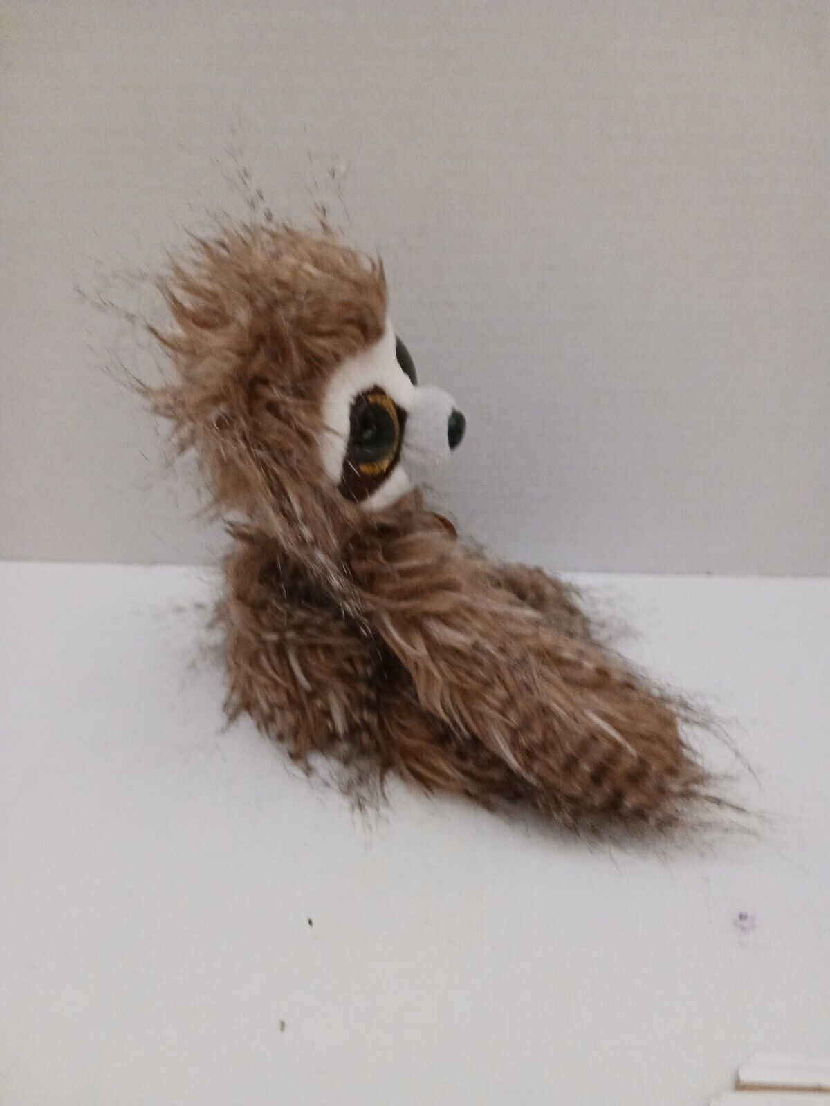 New Ty Beanie Boo Sully Sloth Stuffed Plush Long Hair Glitter Eyes Ty - фотография #3