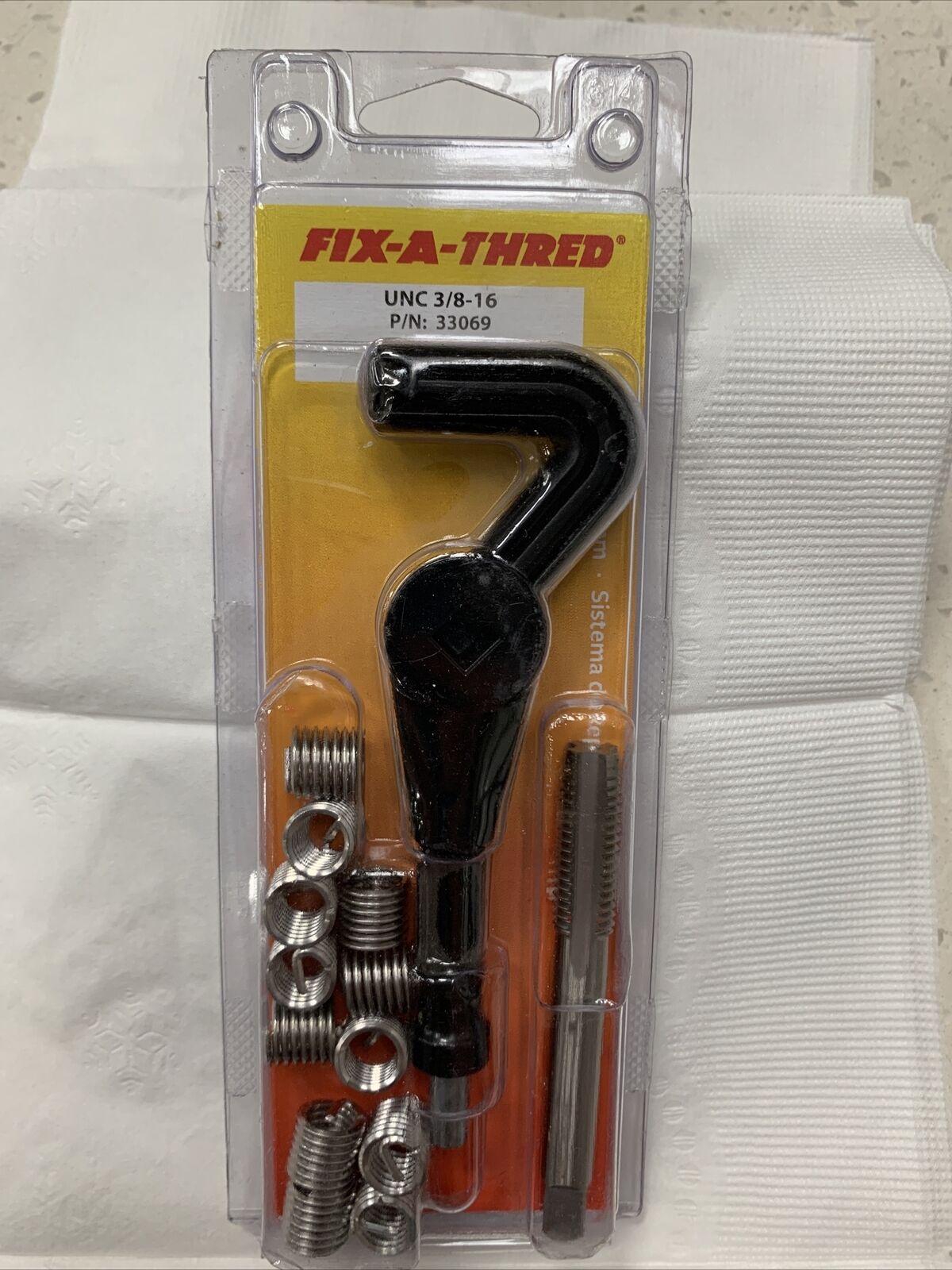 Fix-A-Thred 3/8"-16 UNC #33069 Thread Repair Kit Fix-A-Thred 33069