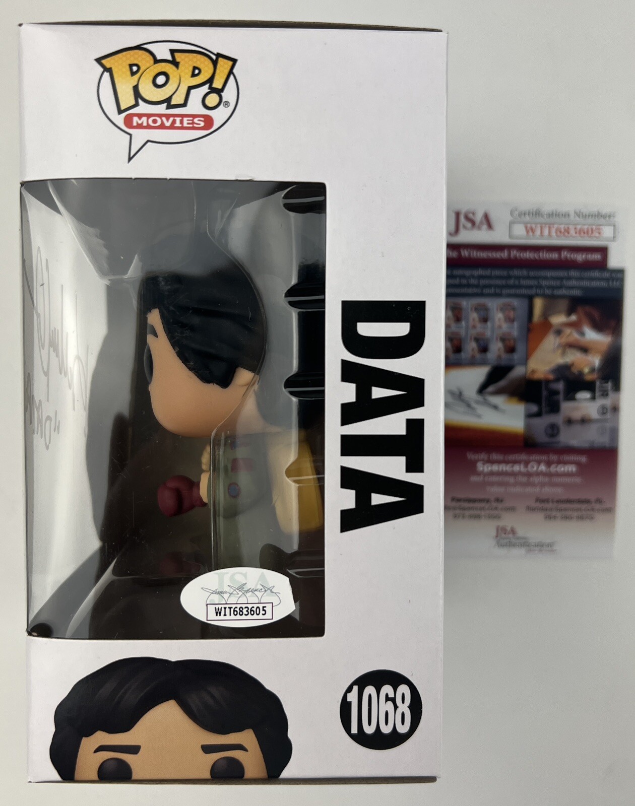 JEFF COHEN SEAN ASTIN KE HUY QUAN signed 3 Funko POP THE GOONIES CHUNK MIKEY JSA Без бренда - фотография #8