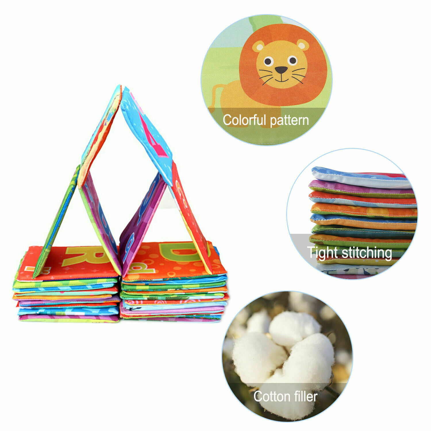 Portable Baby 26PCS Soft Card/Set Montessori Baby Leaning Book For Toddlers Kids Mini Tudou does not apply - фотография #5