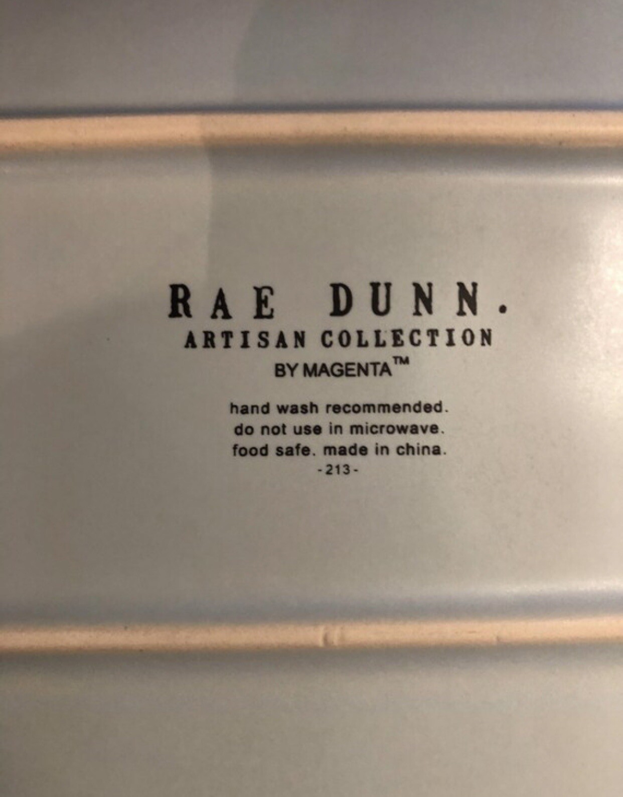 RAE DUNN “Hor D’oeuvres” 15” Platter Light Blue NEW IN BOX! Party Trays Rae Dunn - фотография #3