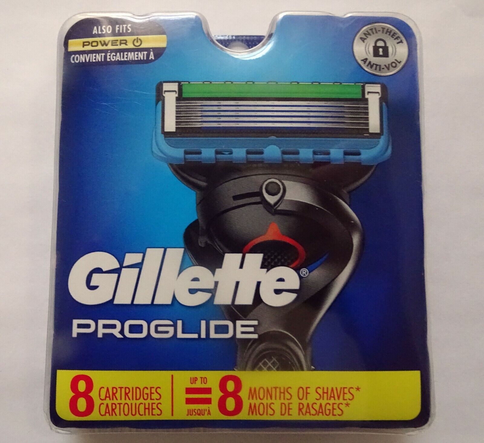 LOT OF 2 Gillette PROGLIDE   8 Cartridges=TOTAL 16 CARTRIDGES ~ 100%ORIGINAL  Gillette 004740030287, 4740030287 - фотография #2