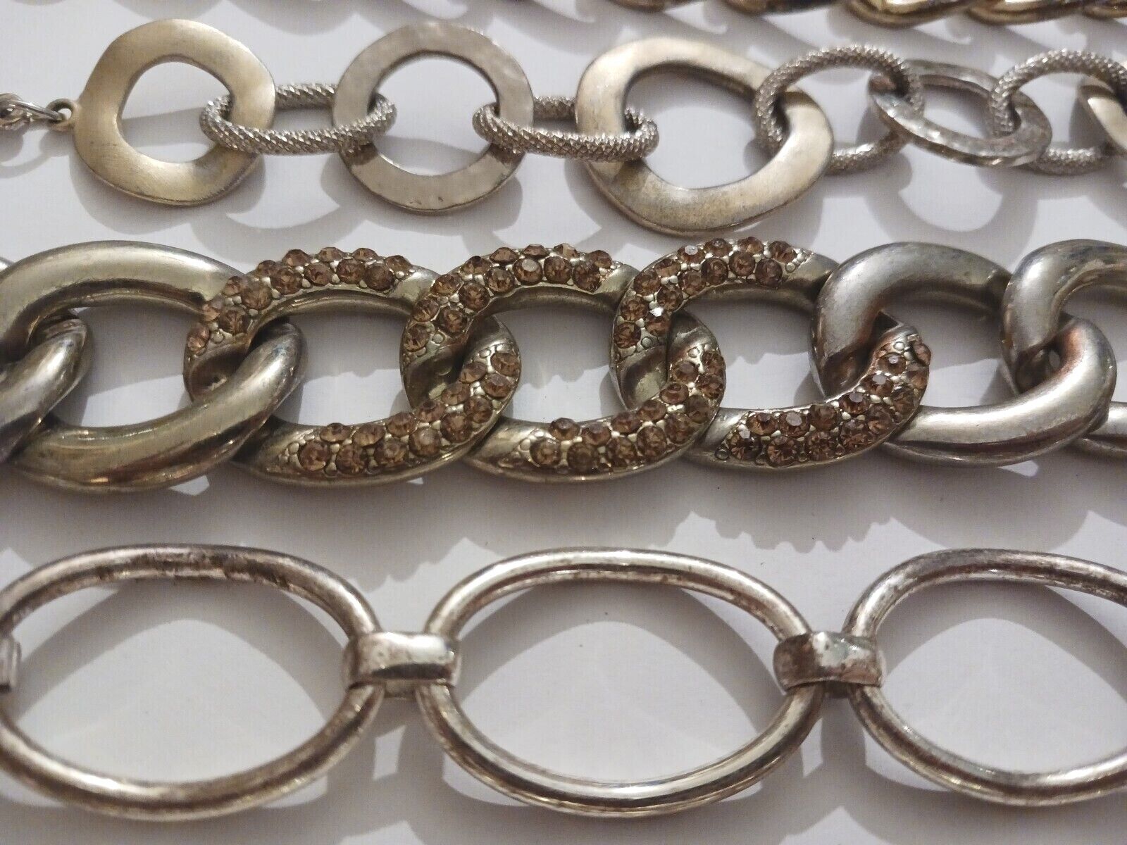 Heavy chunky chain bracelets. Lisner, Premier designs, 8" long. toggle, box + Lisner does not apply - фотография #9