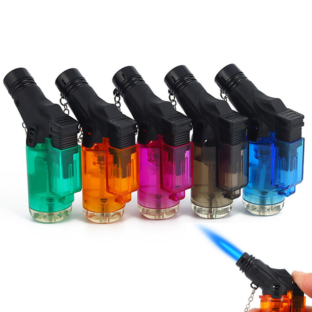 Windproof Mini Jet Torch Cigar Lighter lot Refillable Butane Gas In Pack of 5 Без бренда