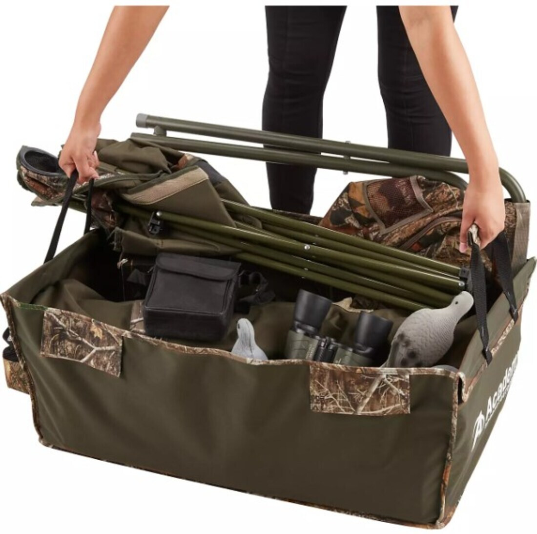 Outdoors Collapsible Folding Sports Multipurpose Wagon Cart with Removable Bed Unbranded - фотография #3