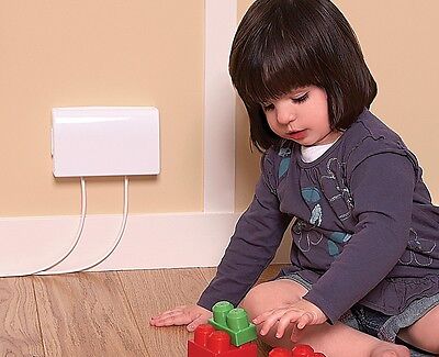 Clippasafe Double Socket Protector Electric Plug Cover Baby Child Safety Box Clippasafe CL705 - фотография #2