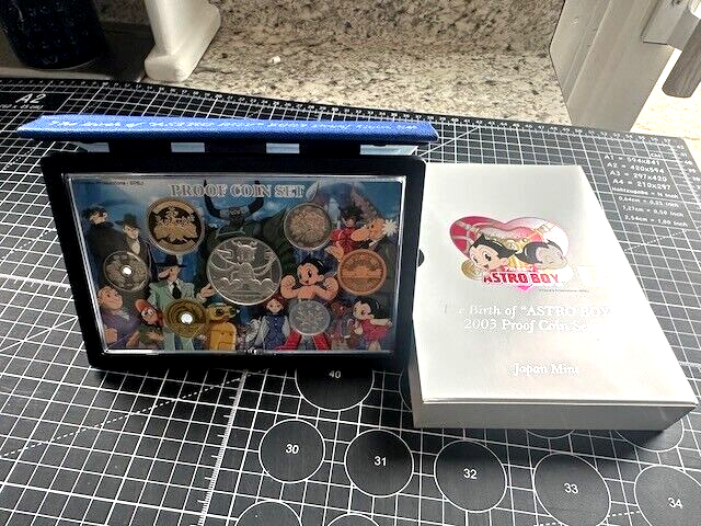Japan Mint Birth Of Astroboy 2003 Proof Coin Set New In Package US Shipper Без бренда