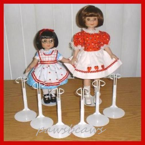 6 Kaiser#2101 Doll Stands for 10" PATSY Ann Estelle & Modern Tonner Betsy McCall Kaiser 2101