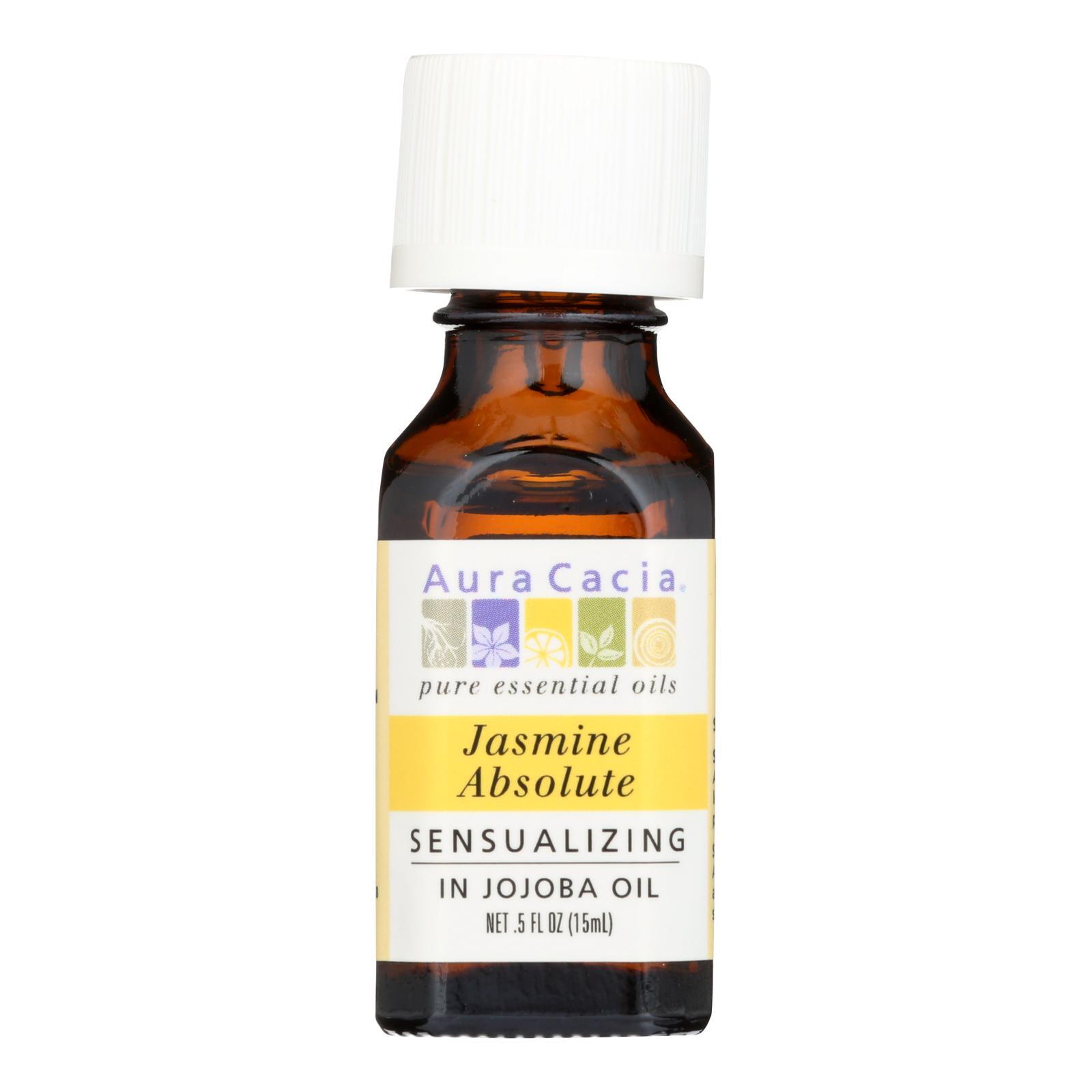 Aura Cacia - Jasmine Absolute in Jojoba Oil - 0.5 fl oz (Pack of 2) AURA CACIA
