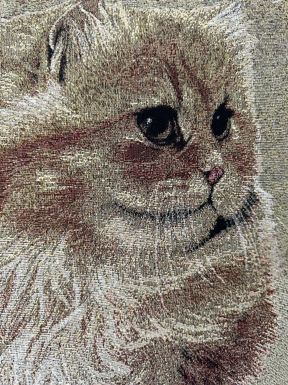 Cameo Persian Cat  - Pillow 17" x 17" Cotton Woven, Robert May. New Pure Country Weavers - фотография #2