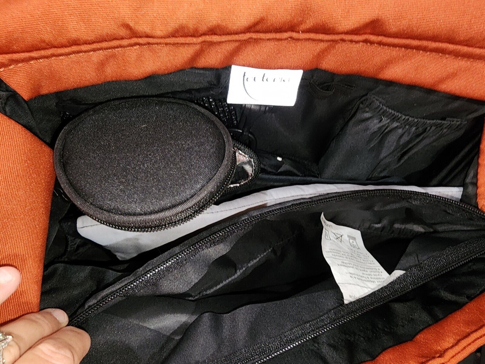 Teutonia Burnt Orange Diaper Bag Changer Bag New Insulator teutonia - фотография #16
