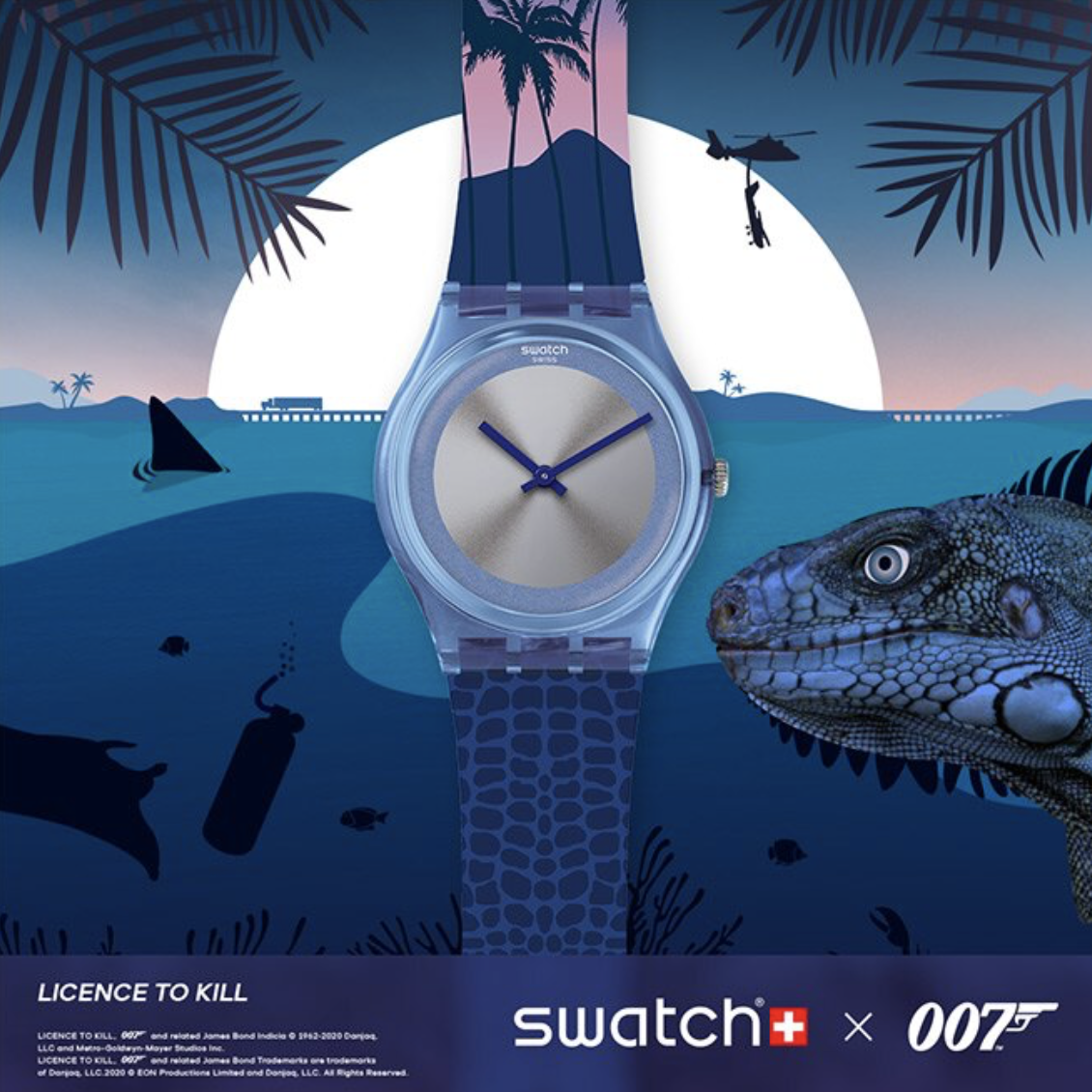 Set of 6 Swatch James Bond 007 watch collection celebrate 6 movies - BRAND NEW SWATCH - фотография #5