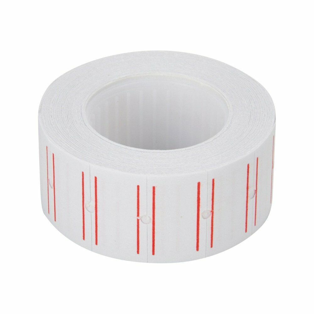 6000PCS 10 Rolls Price Gun Tag Sticker Label Refill MX 5500 Paper White Red Line Unbranded Does Not Apply - фотография #4