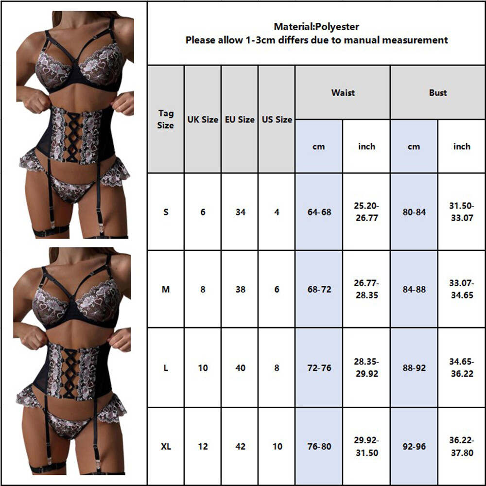 Women's Sexy Lace Babydoll Nightwear Bra Thong Lingerie Set Underwear Sleepwear Unbranded - фотография #10