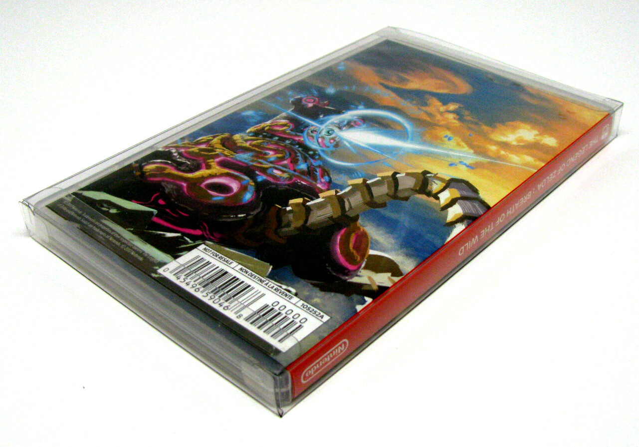 10x NINTENDO SWITCH PLASTIC & STEELBOOK GAMES - CLEAR PROTECTIVE BOX PROTECTOR  Dr. Retro Does Not Apply - фотография #6