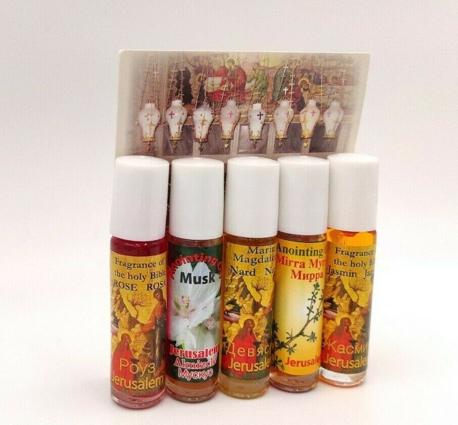Anointing Oil Lot 5 Roll With Certificate HolyLand Jerusalem Authentic Materials Без бренда - фотография #5