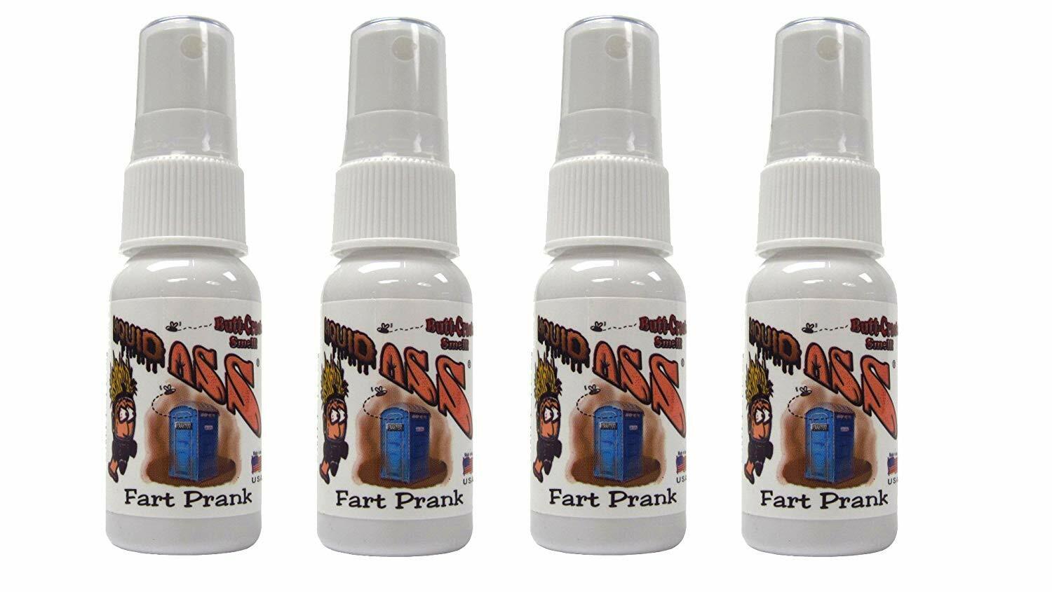 4 Pack - Liquid Ass Spray Mister Fart Prank Pooter Smell Bomb Stink Bottle Liquid Ass